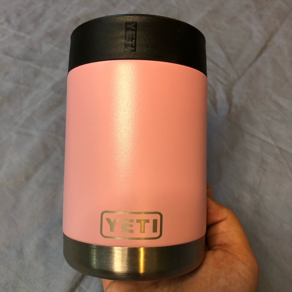 Yeti Pink Rambler Colster Can Insulator